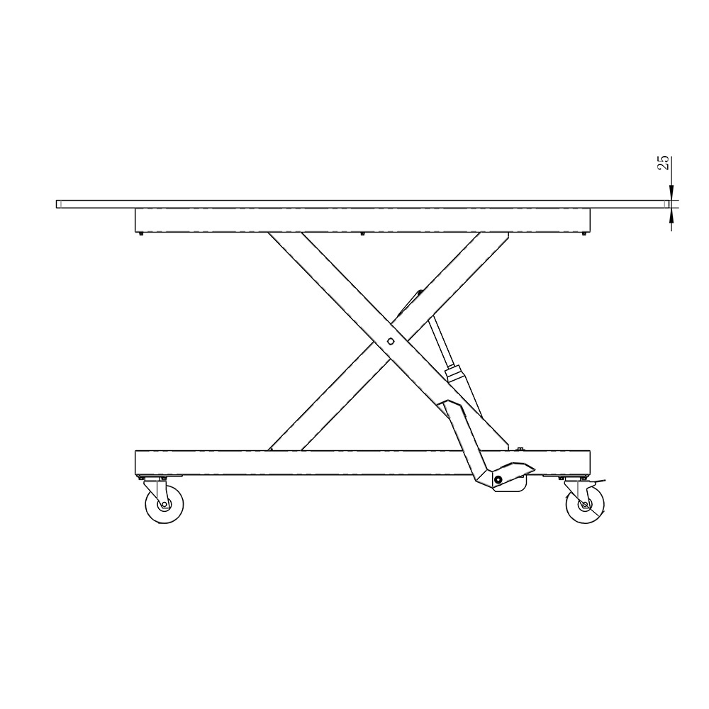 Holzprofi Maker Scherenhubtisch Mobil 350 kg